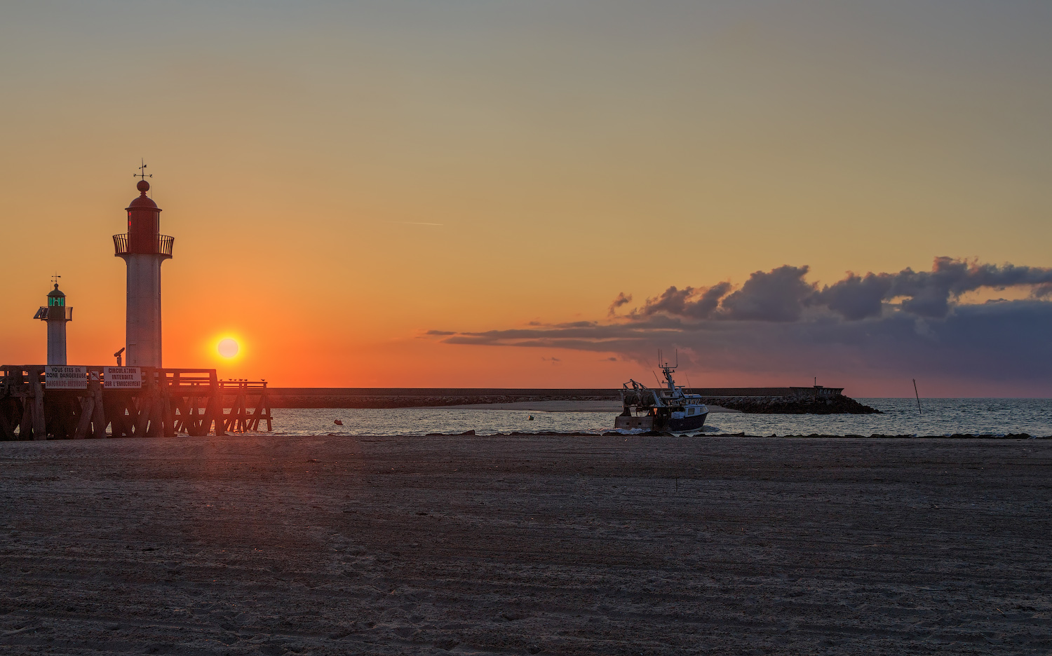 Закат над Ла-Маншем