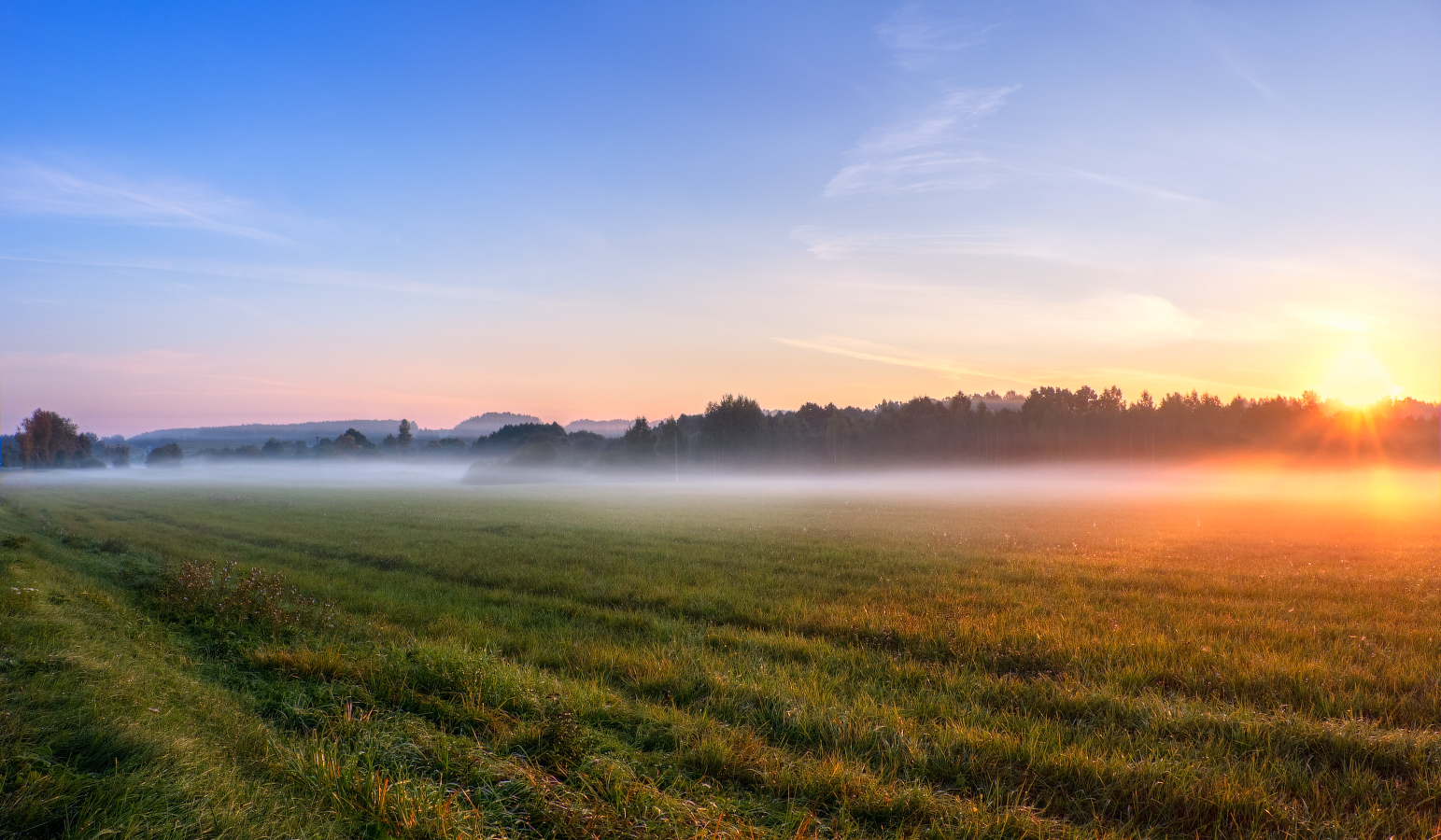 Панорама рассвета