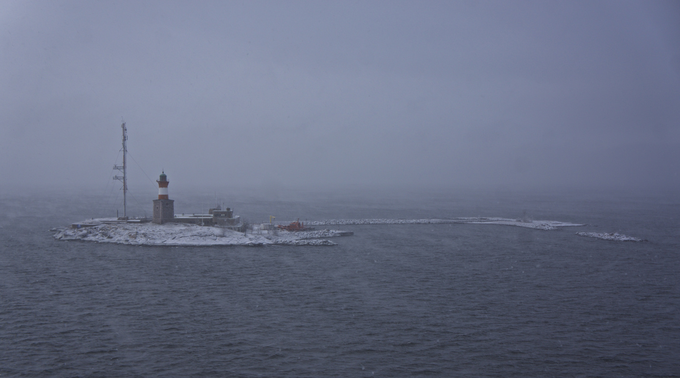Остров и маяк Harmaja – утро, 26.11.23.
