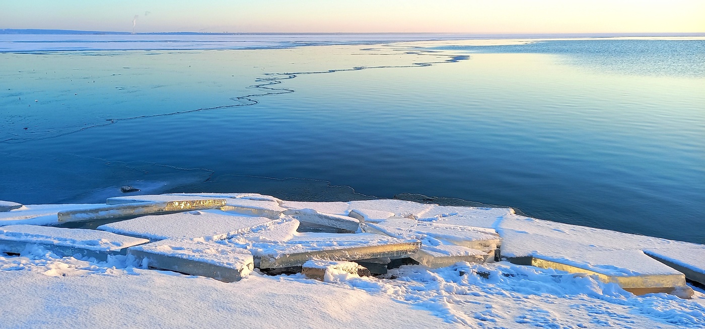 льдины на солнце