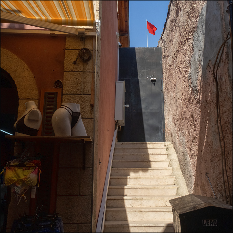 этюдъ с красным флагом. ещё одно цветное фото