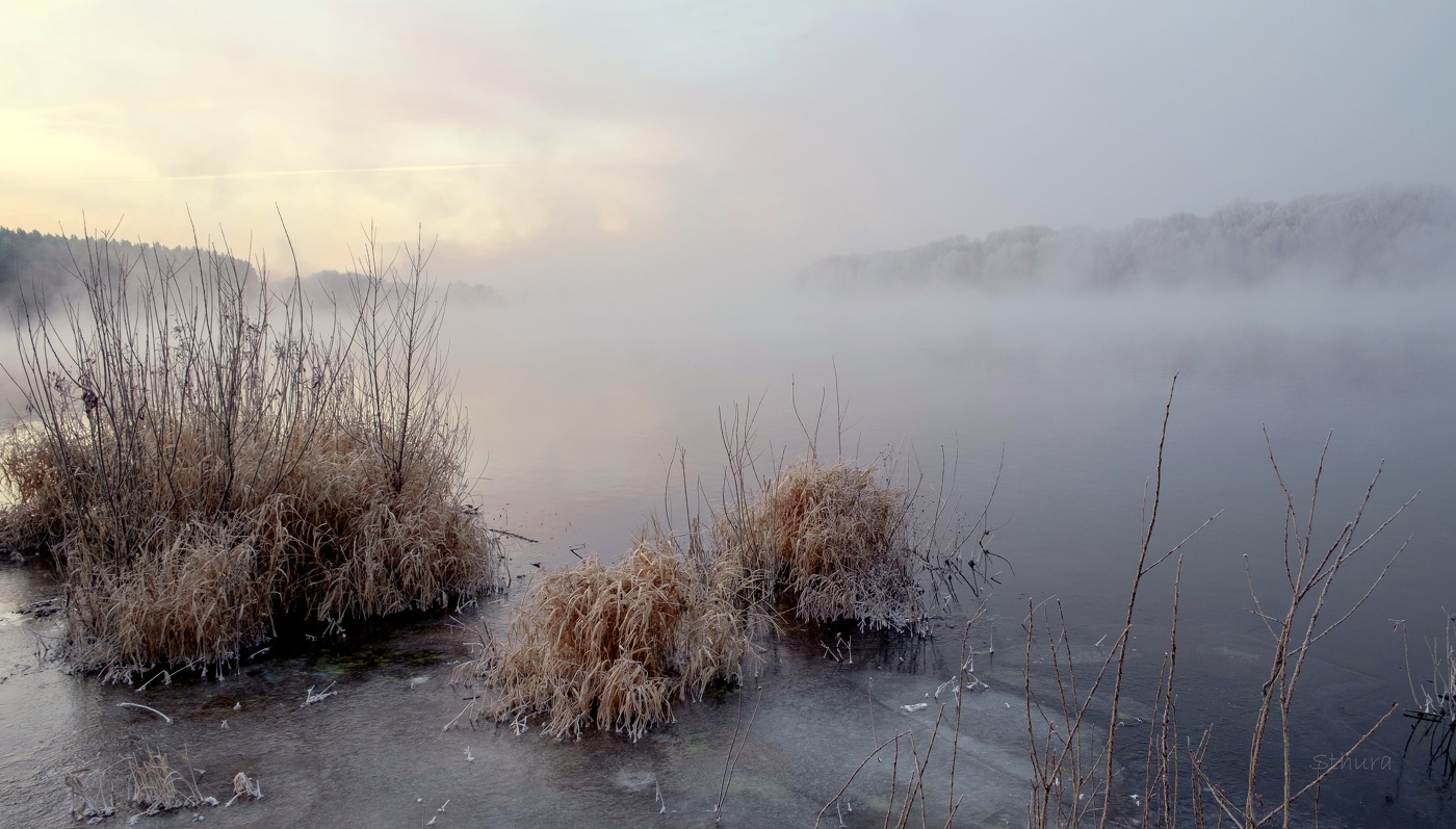 Ока, ноябрь.