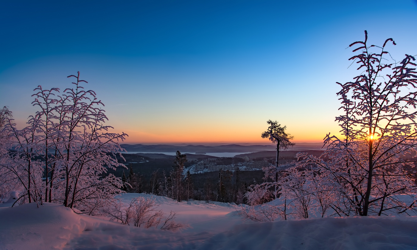 Розовое утро