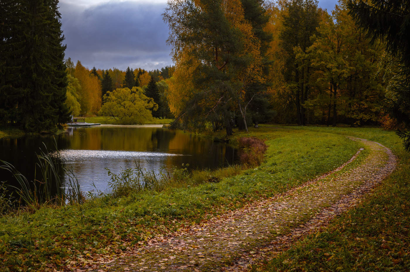 Прогулки в Павловском парке.