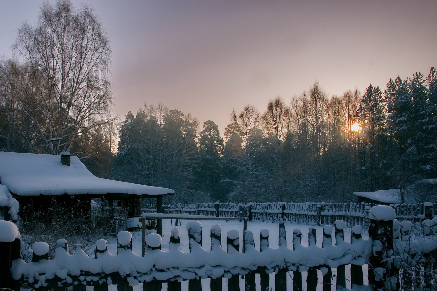 *Морозные сумерки.**