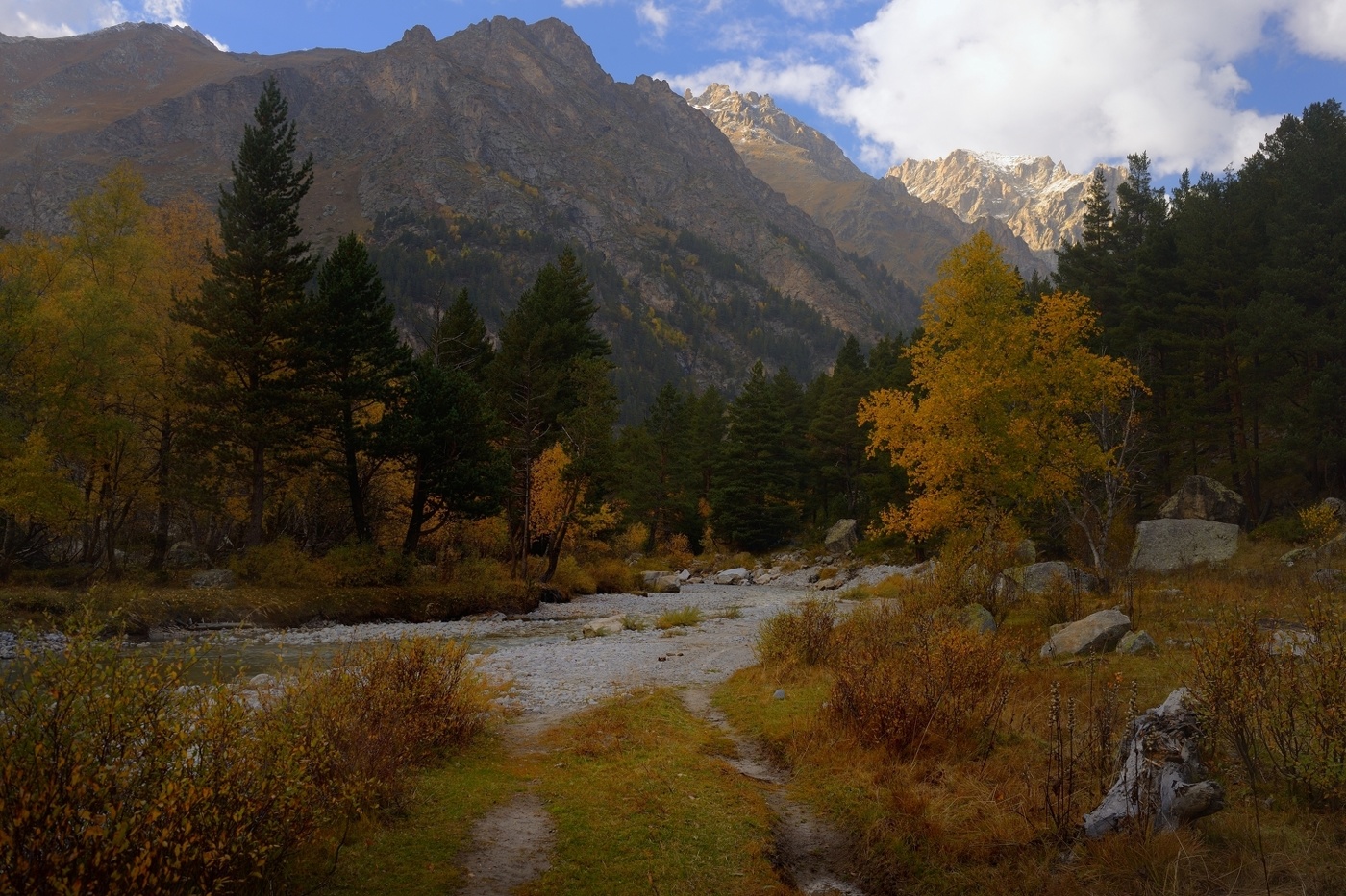 Вечер в горах