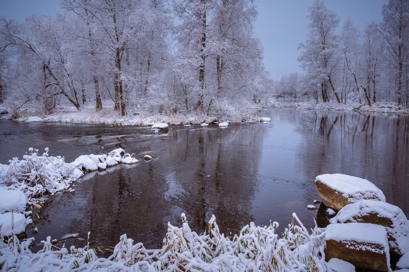 Зимняя Вуокса.