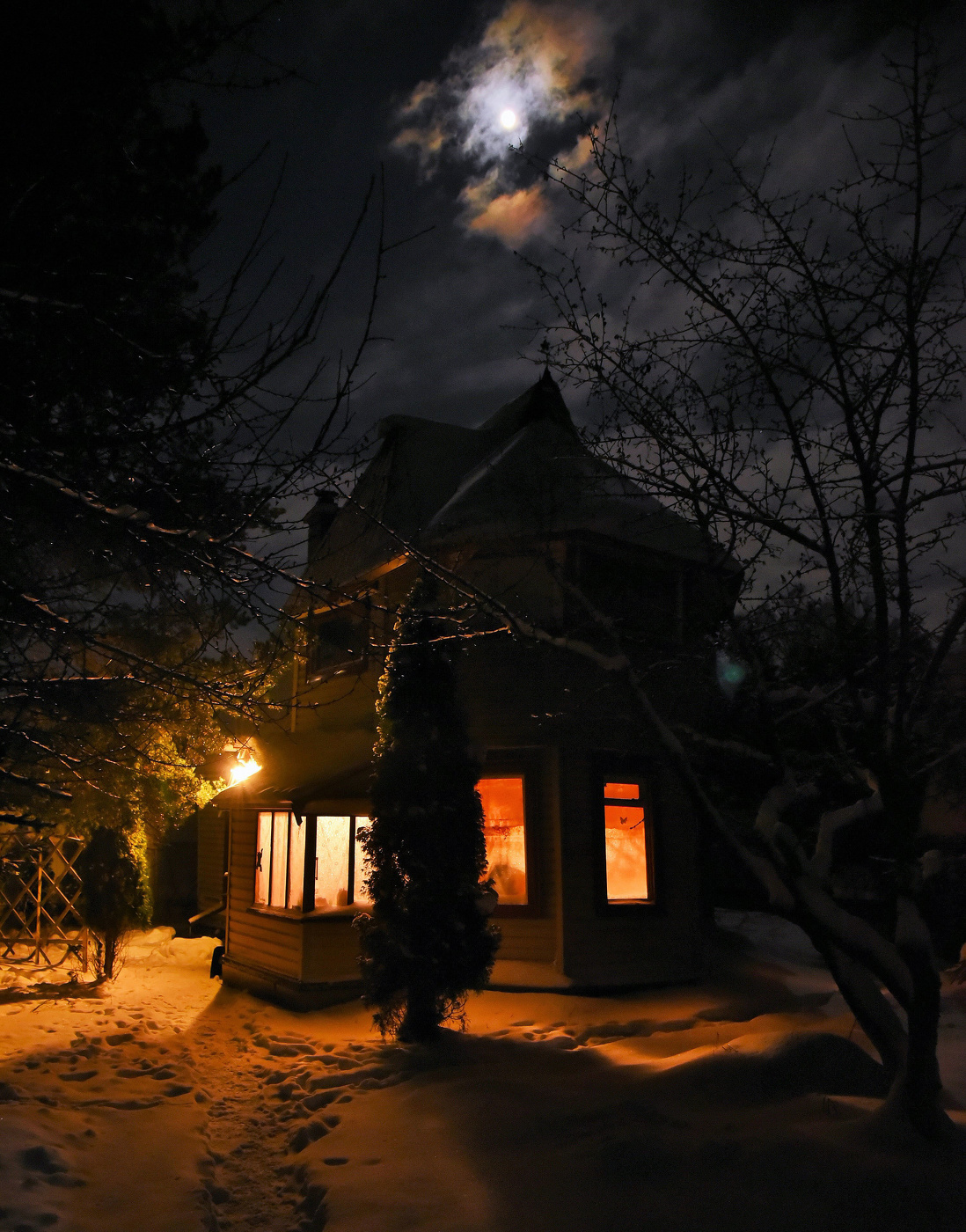 "Как сладко мне во мгле морозной ..."