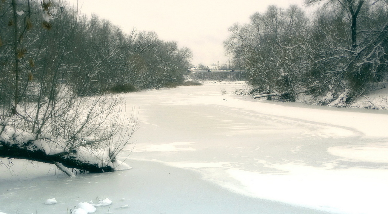 Декабрь в морозной дымке