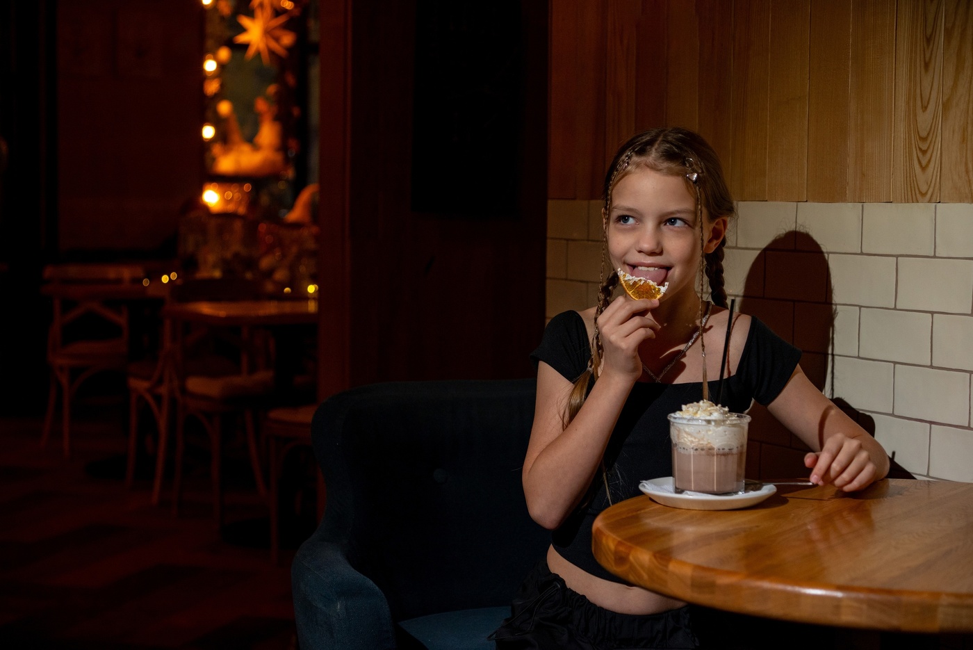 Латте с апельсином