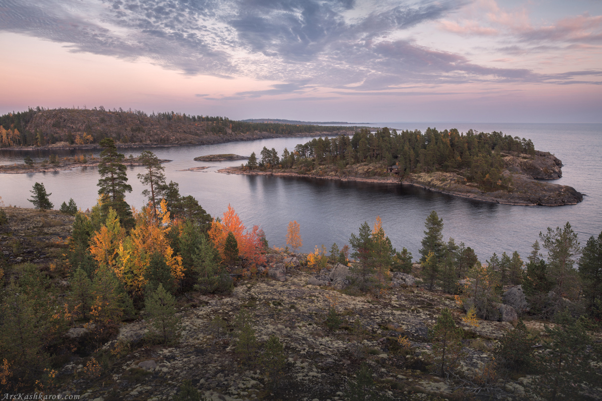 "Осенний вид с вершины"
