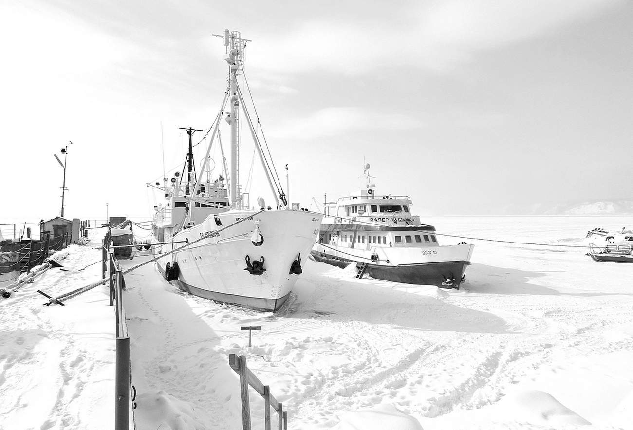 В снежно-ледяном плену