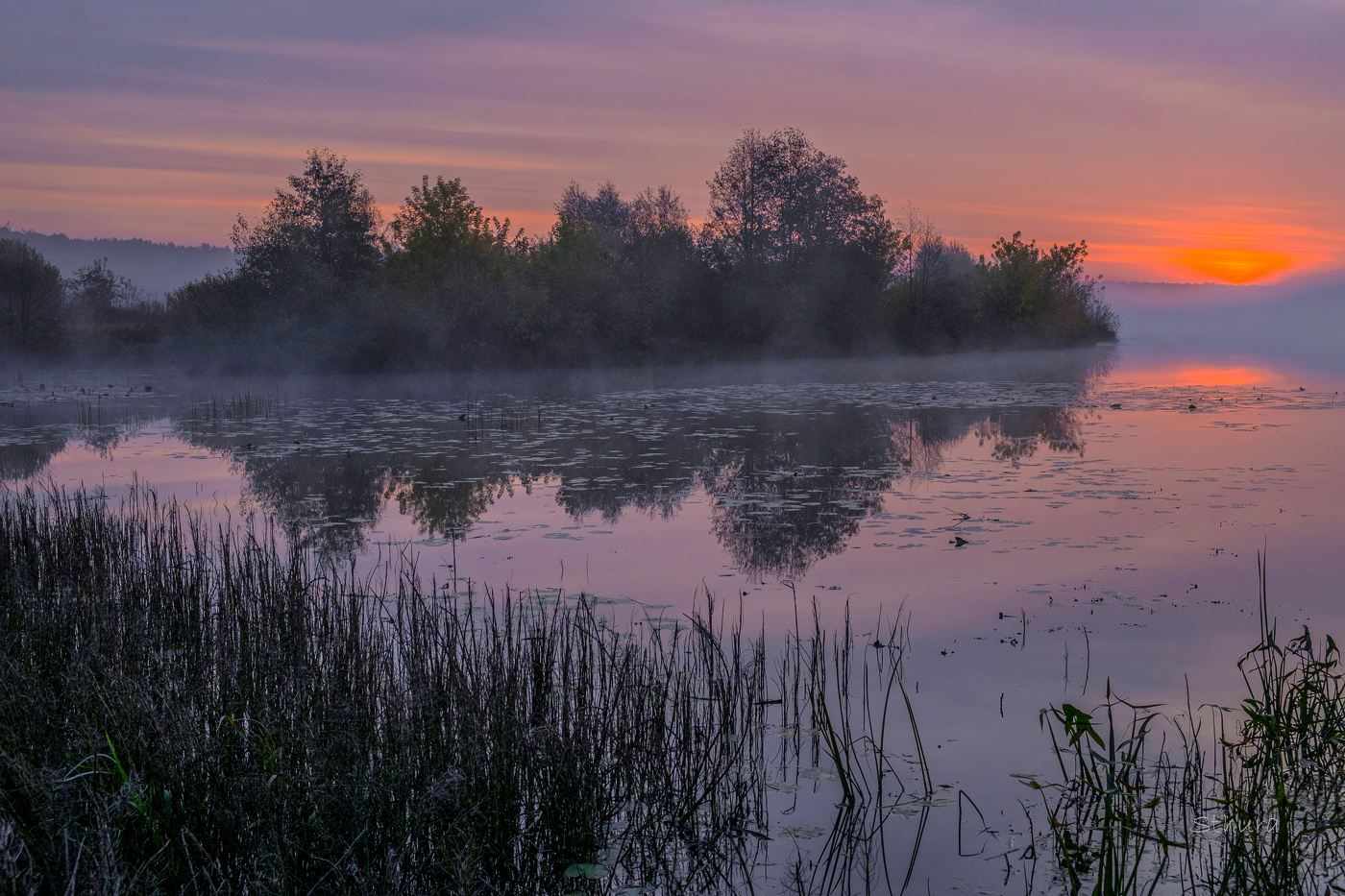 Осеннее утро.