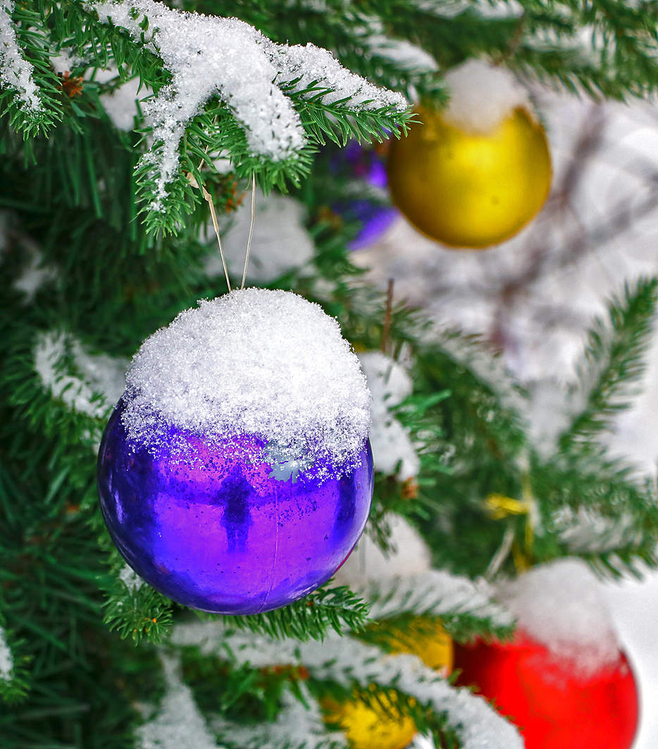 Город готовится к Новому Году...