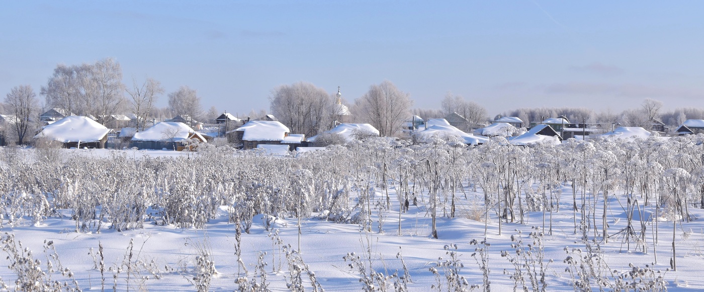 После снегопада...
