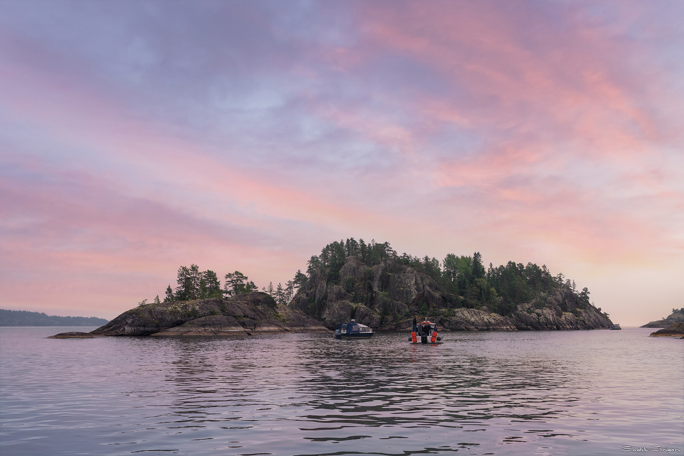 Вечер над Ладогой