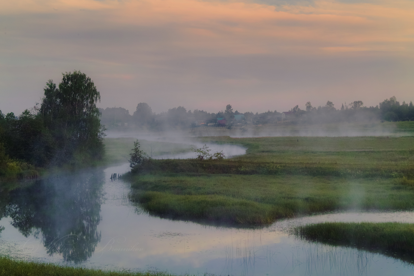 Утренний туман над рекой