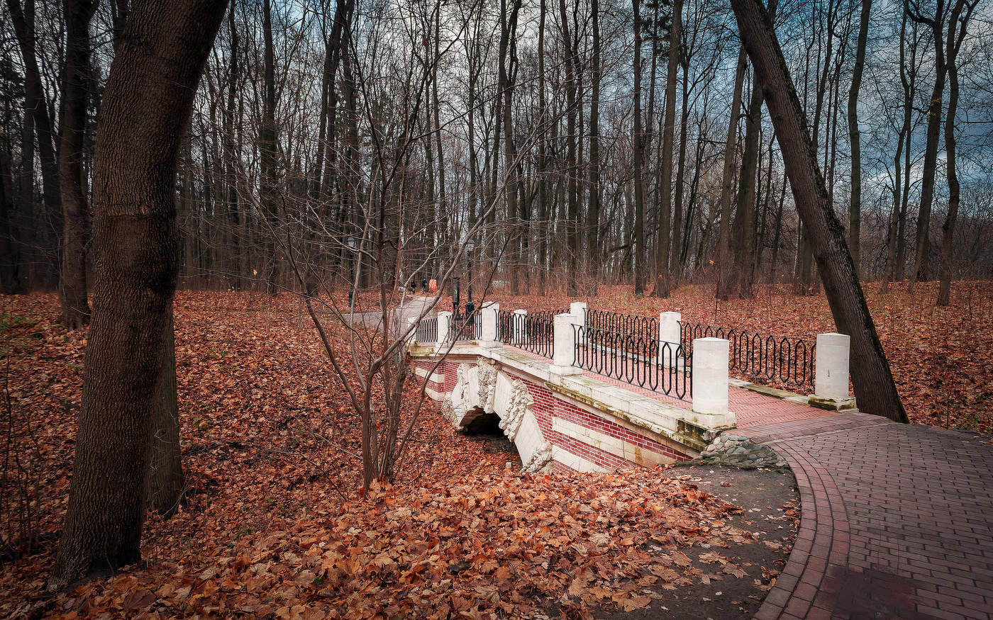 Im Herbst des Parks ...