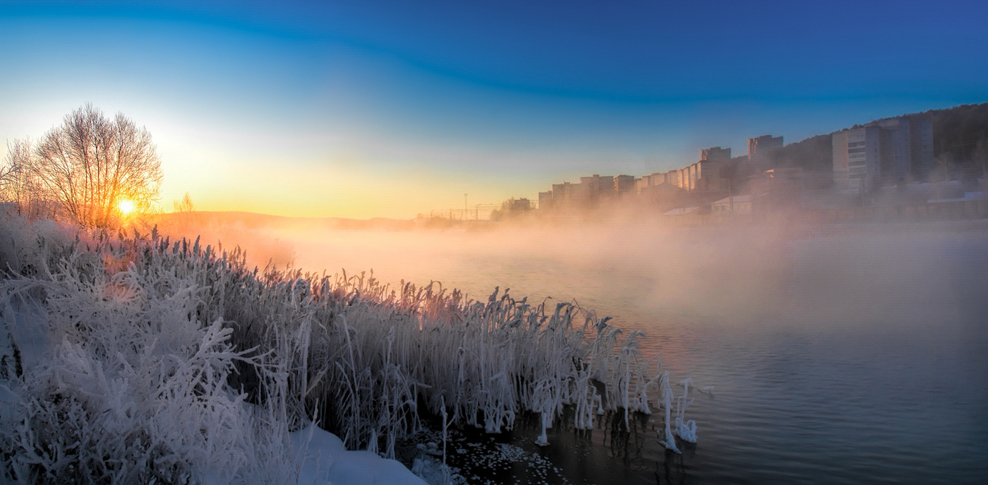 Город в тумане