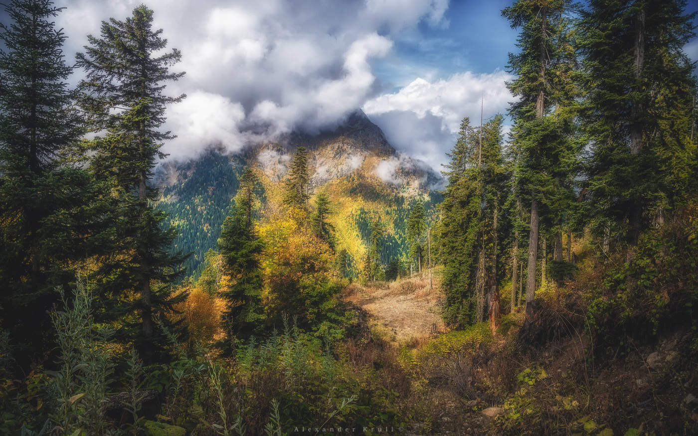 Утро в горах