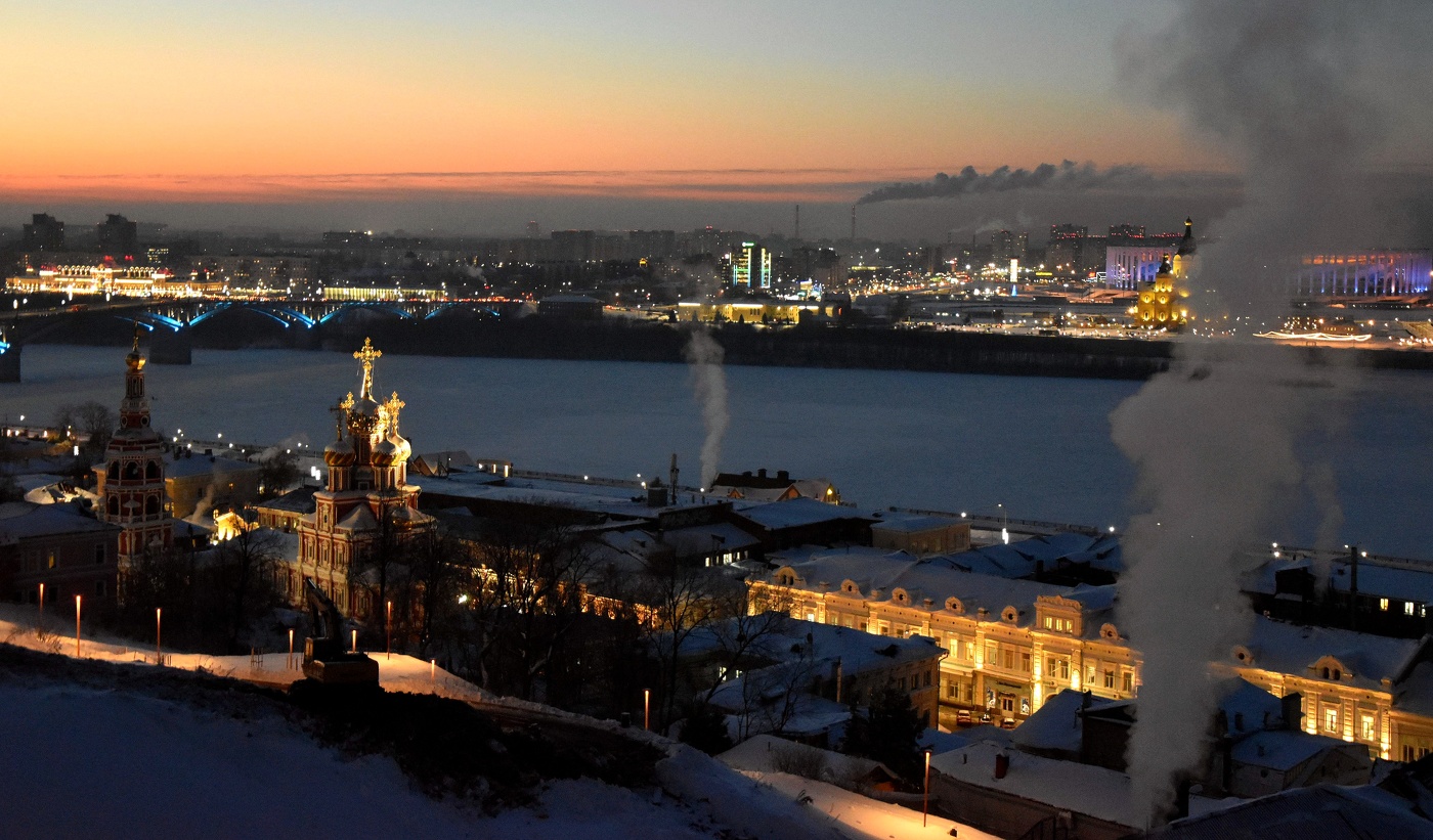 Зимний вечер.