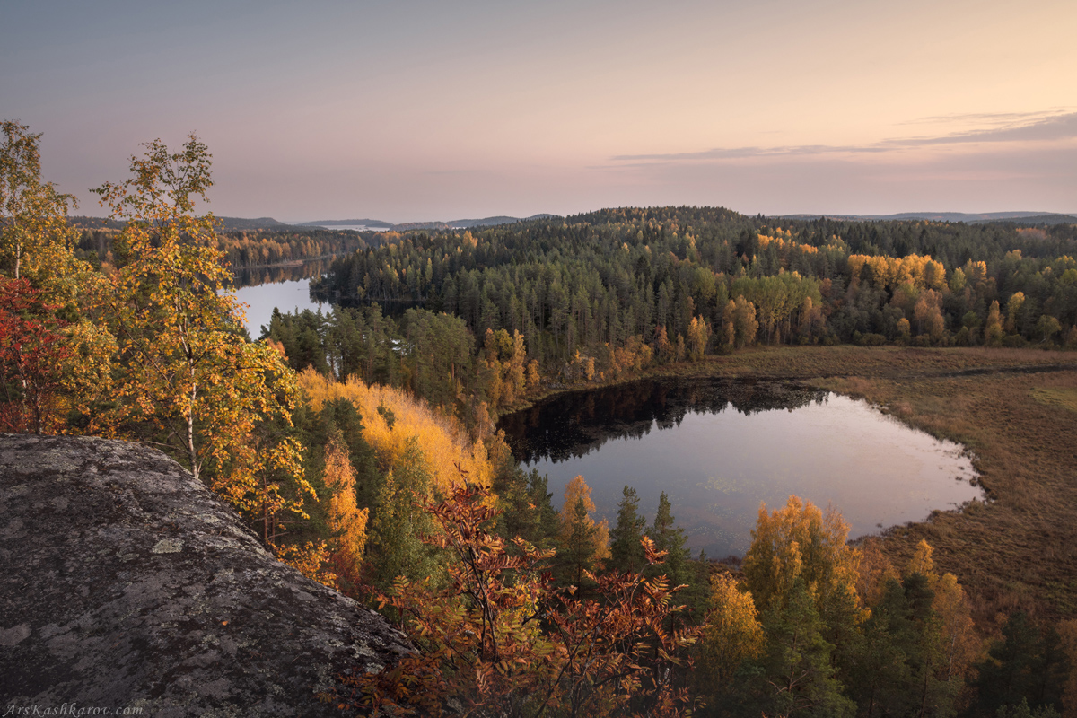 "Вид с горы Риуттавуори"