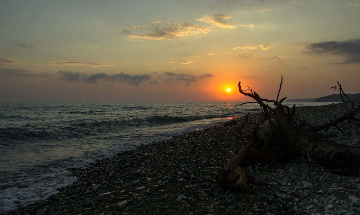 Вечер у моря...