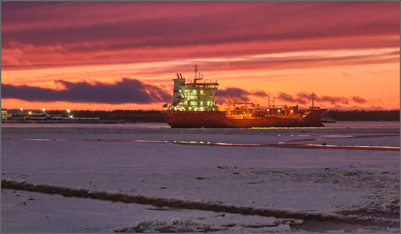 Декабрь на Северной Двине.