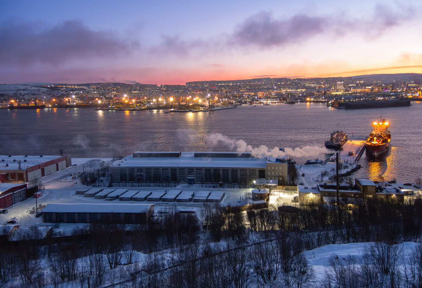 Мурманск через залив