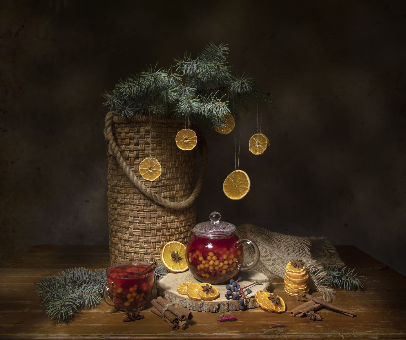 С ягодами...