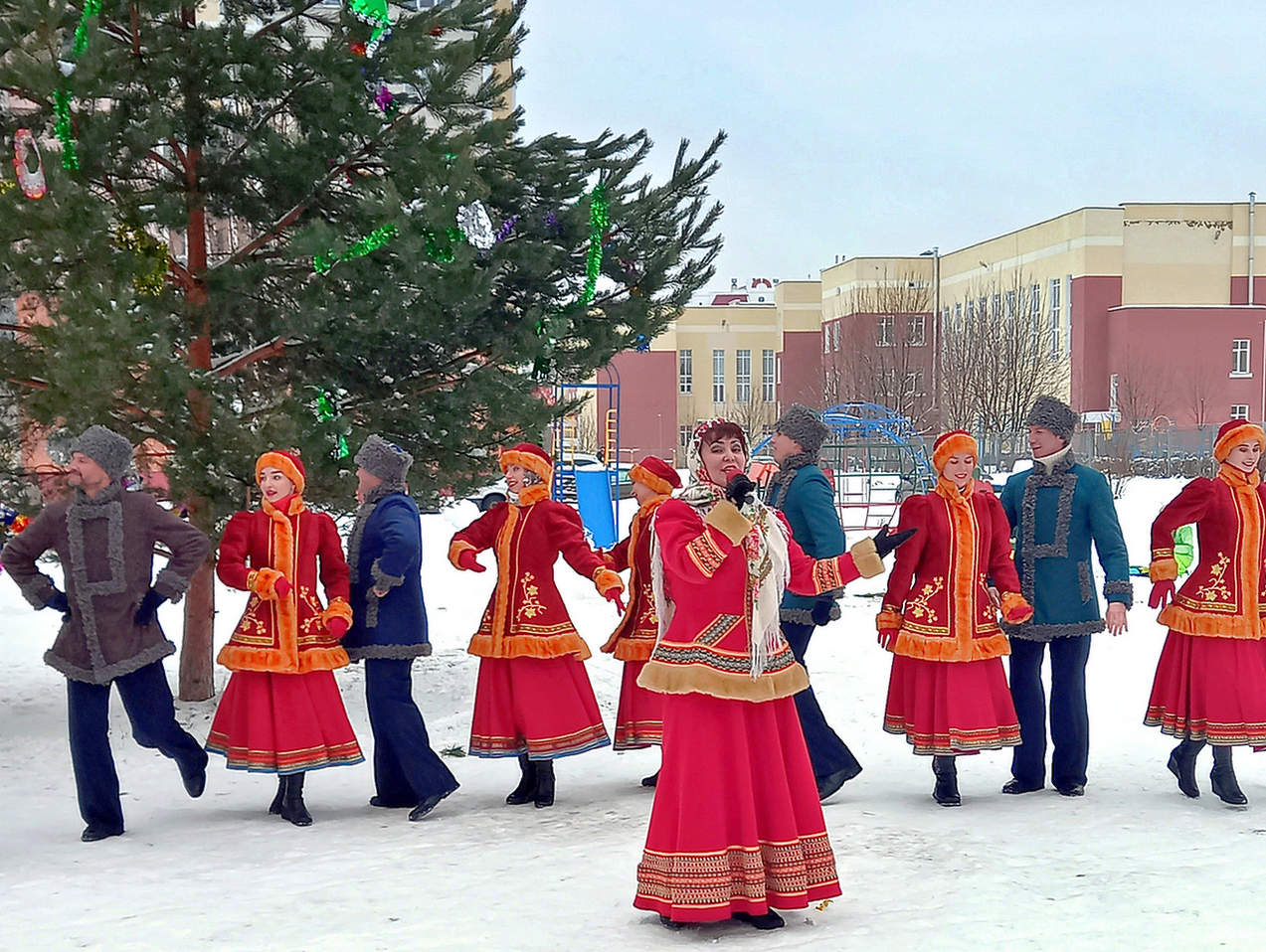 Дворовой концерт к НГ