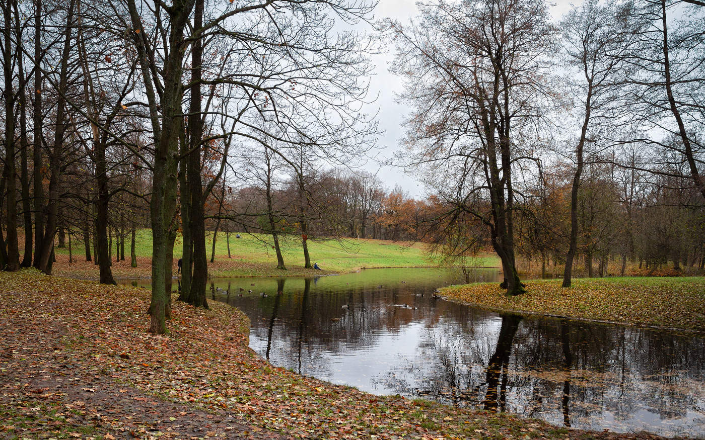 Im Herbst des Parks ...