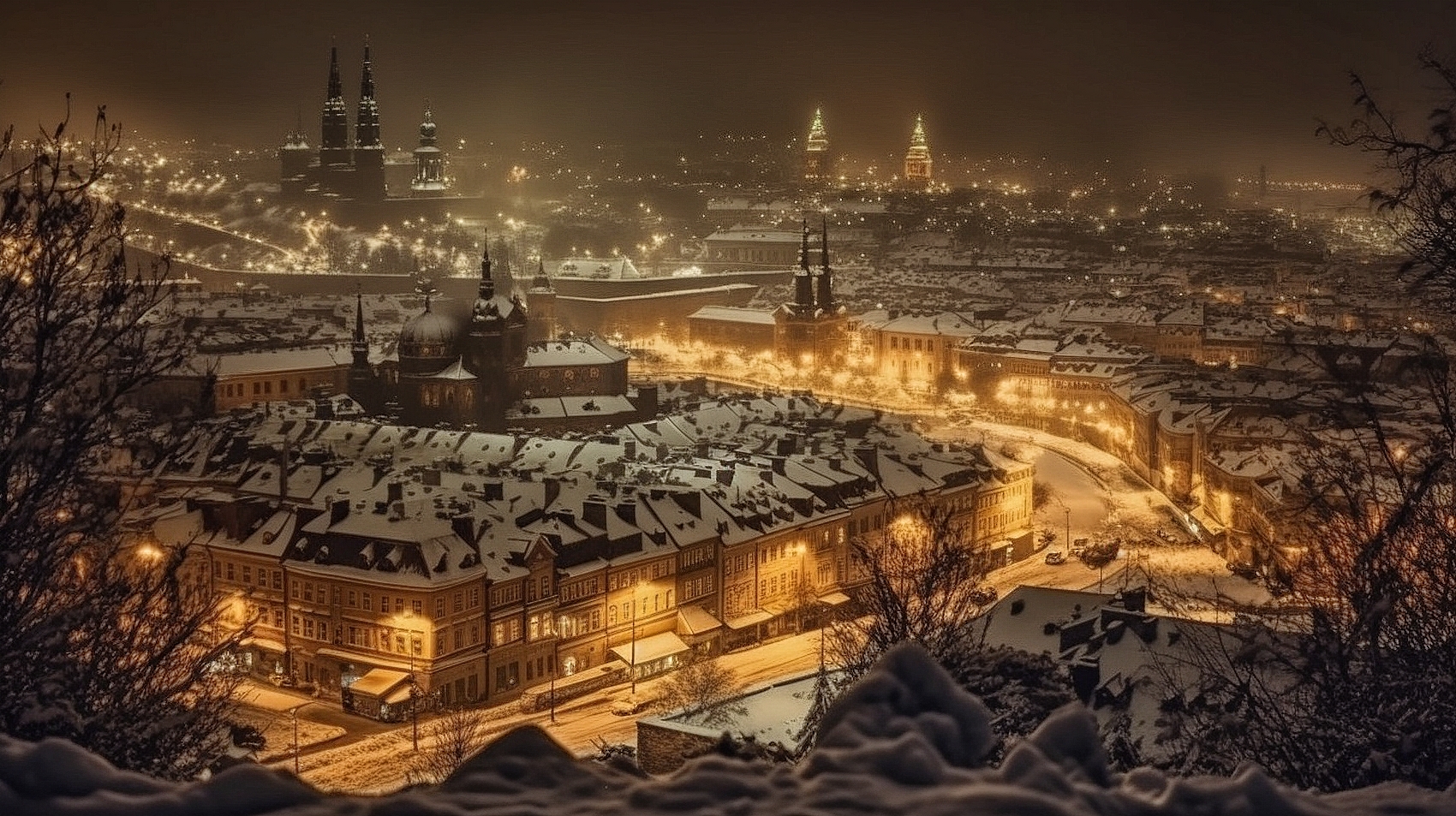 Новогодняя Прага