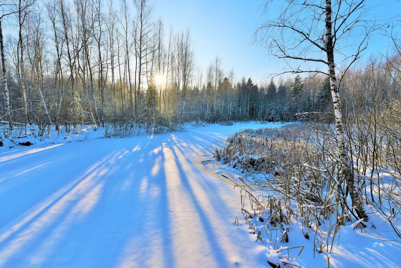 "Мороз и солнце - день чудесный ..."