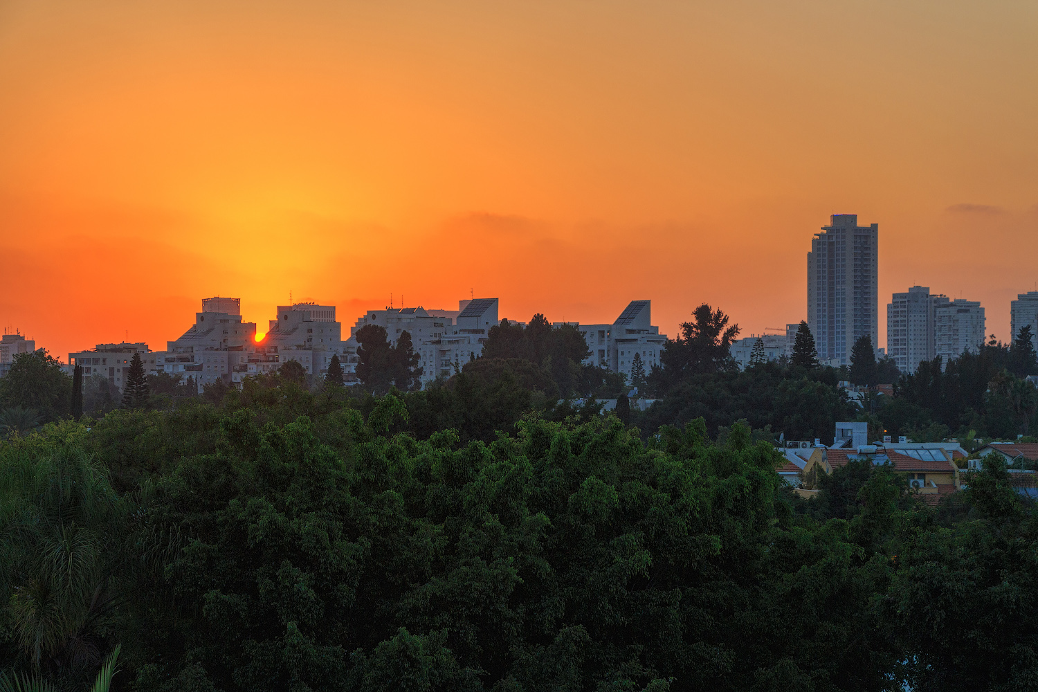 Пылающий закат