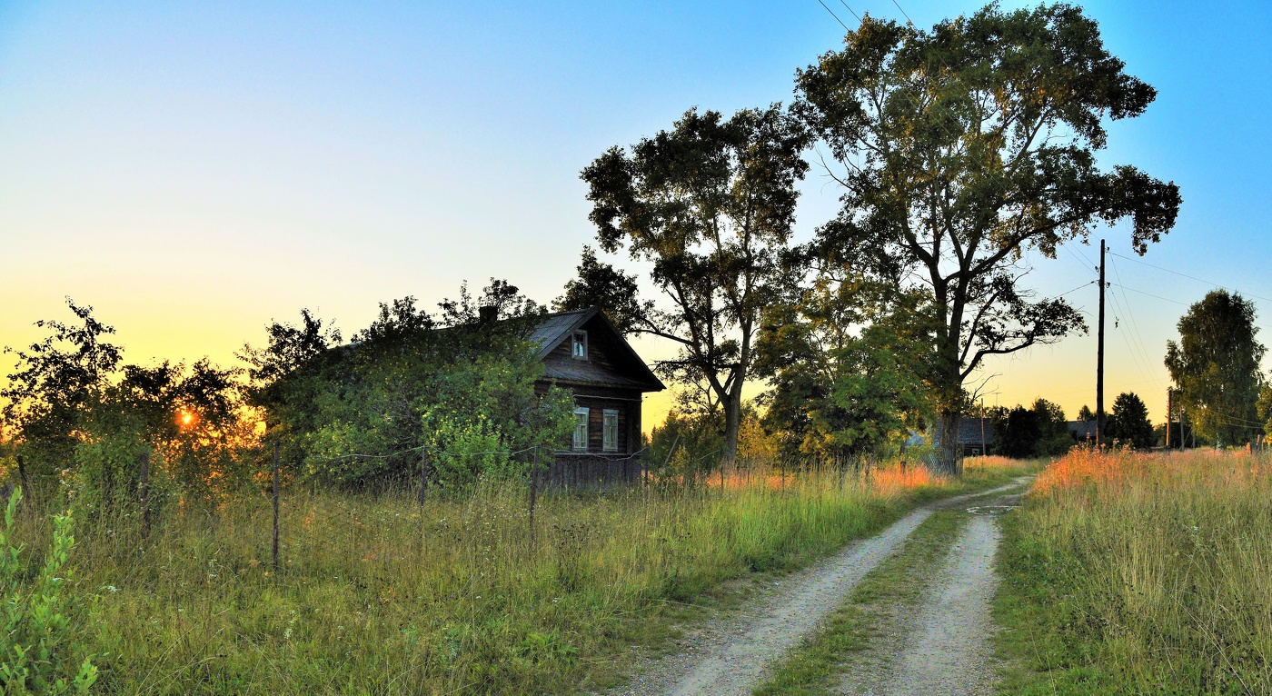 Вечер в деревне ...