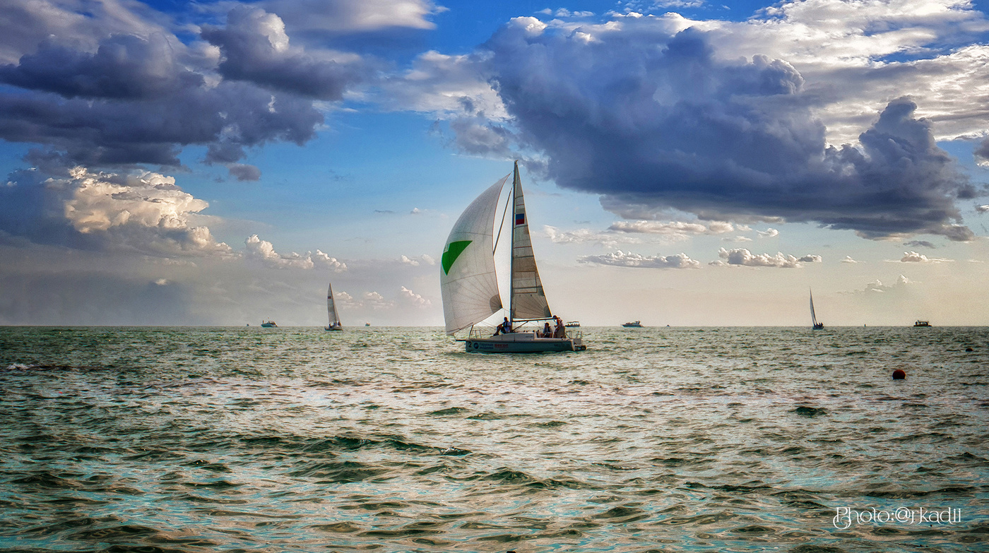 Попутный ветер.