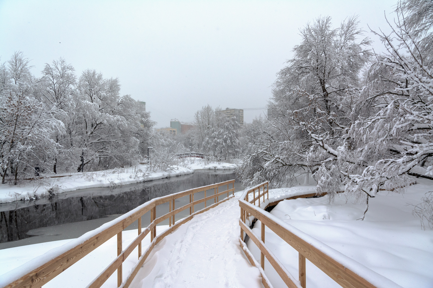 зима на Яузе