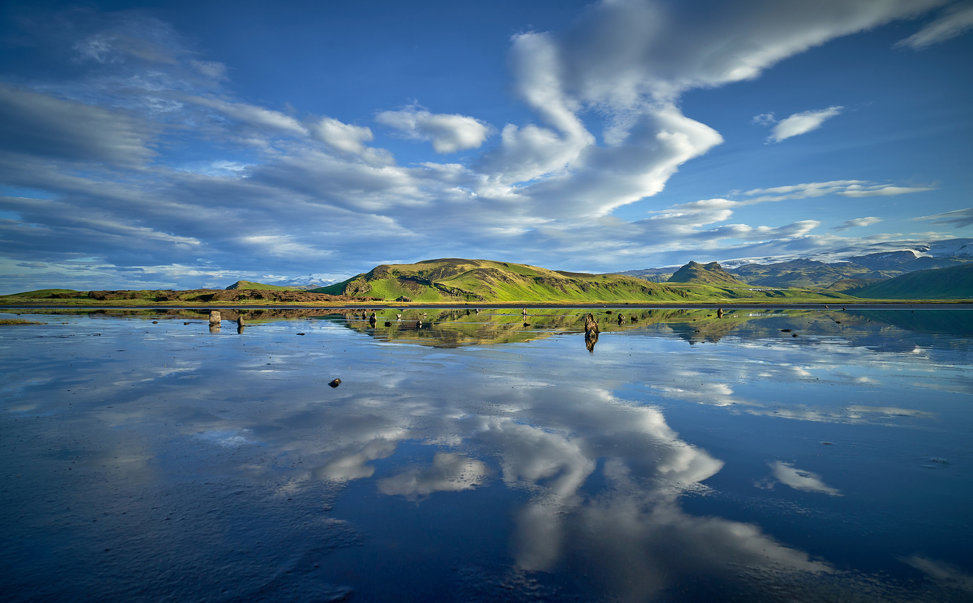 Странные пейзажи Исландии...