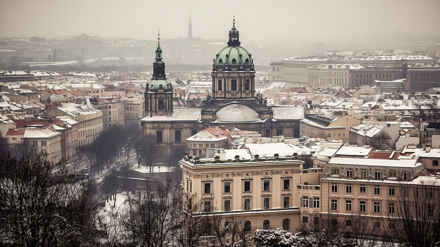 Зимняя Прага