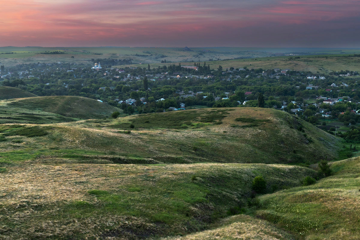 Хутор Лихой на рассвете