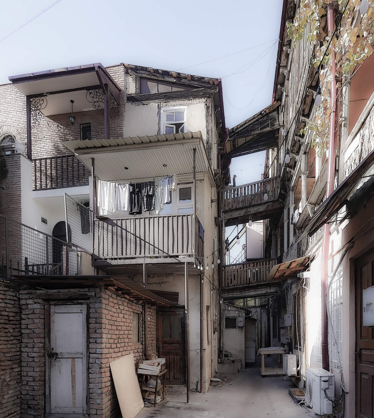 Тбилисский дворик