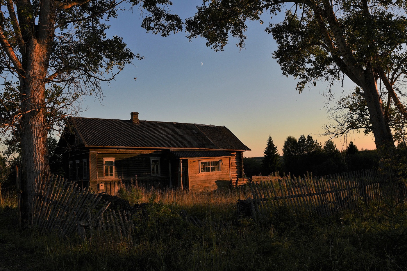 "Смотрит старушка в окно сиротливо ..."