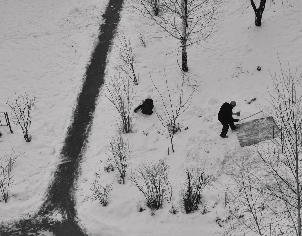 чистый снег