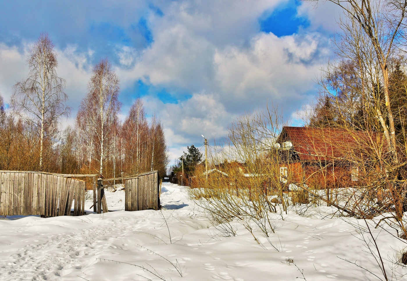 "Вот моя деревня, вот мой дом родной ..."