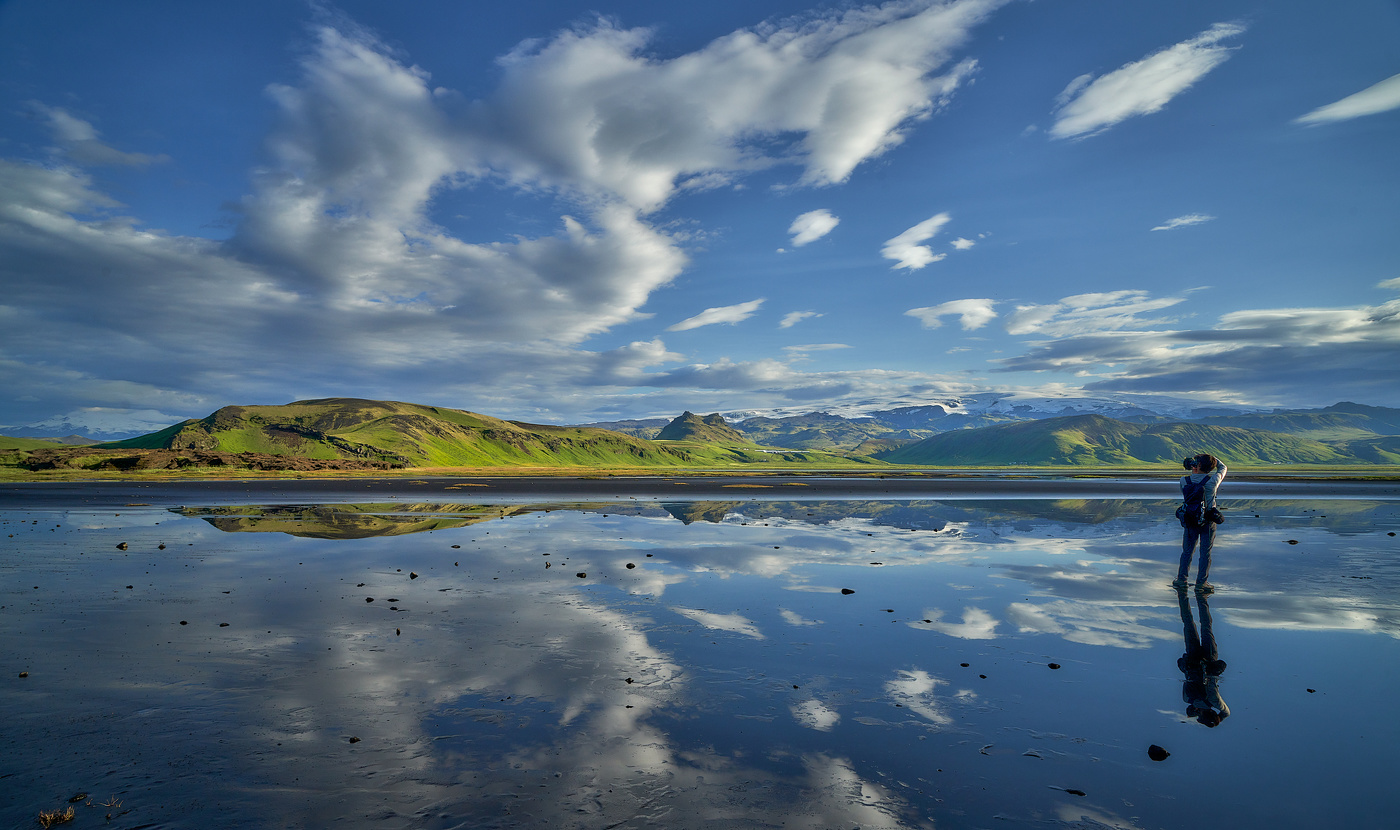 Странные пейзажи Исландии...