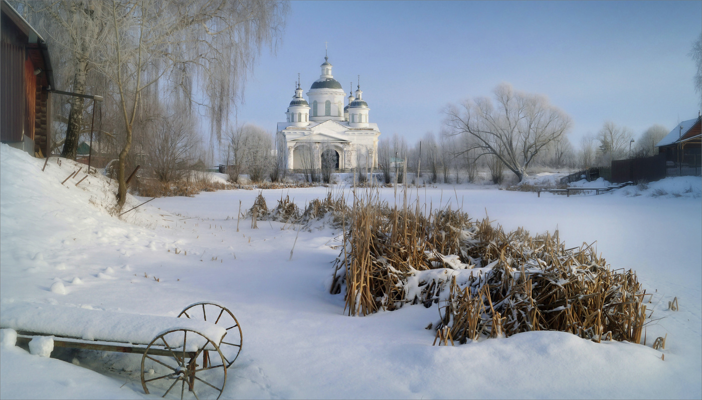 Зимой в деревне
