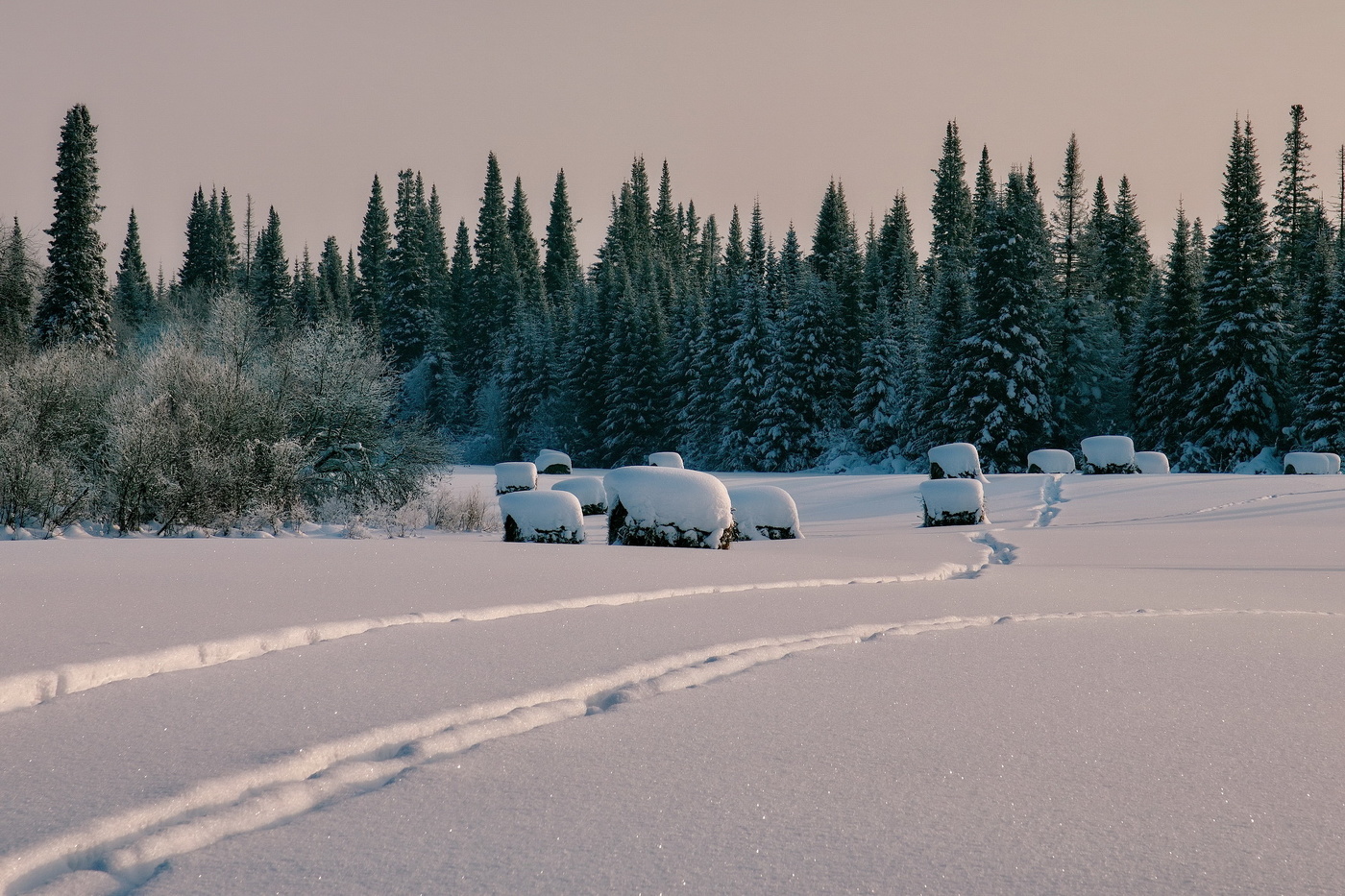 *Зимним днём.**