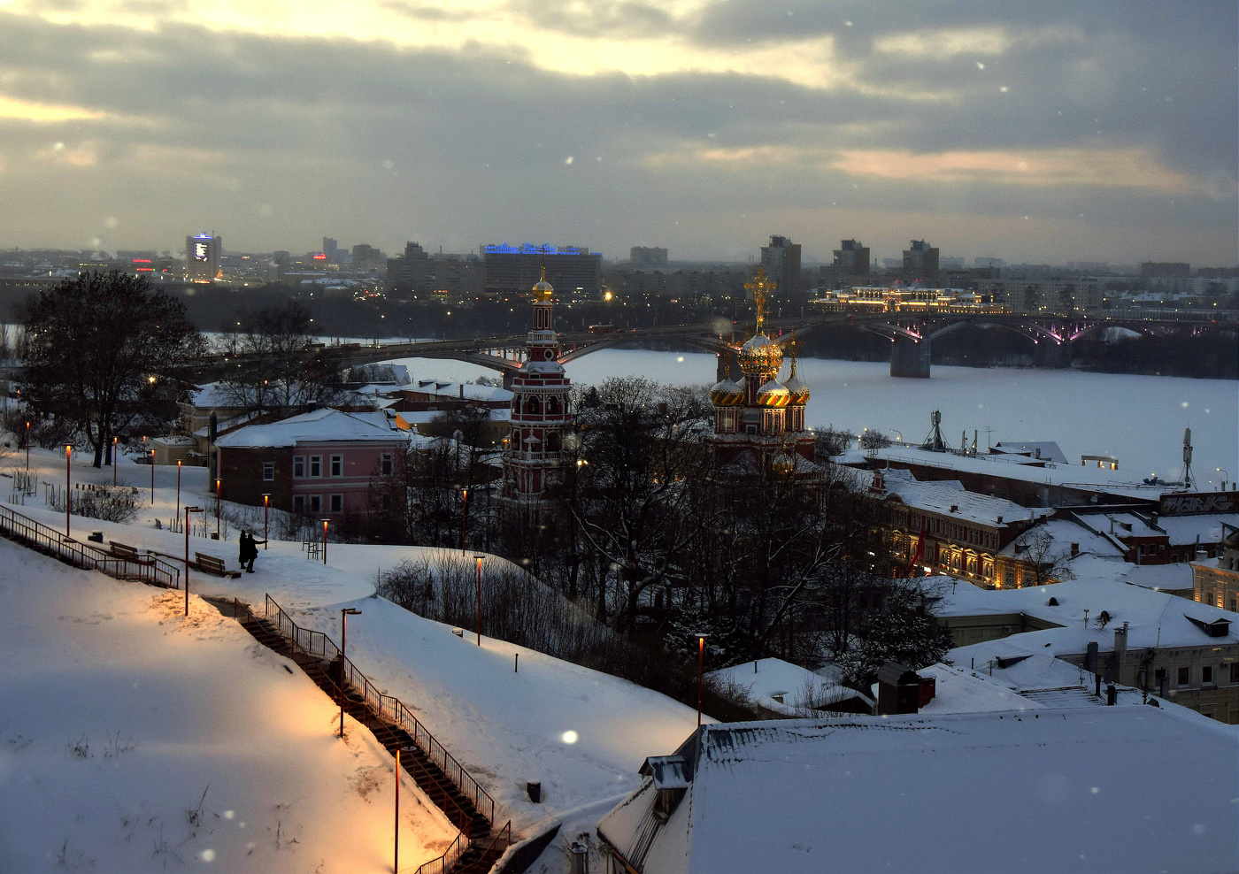 Зимним вечером