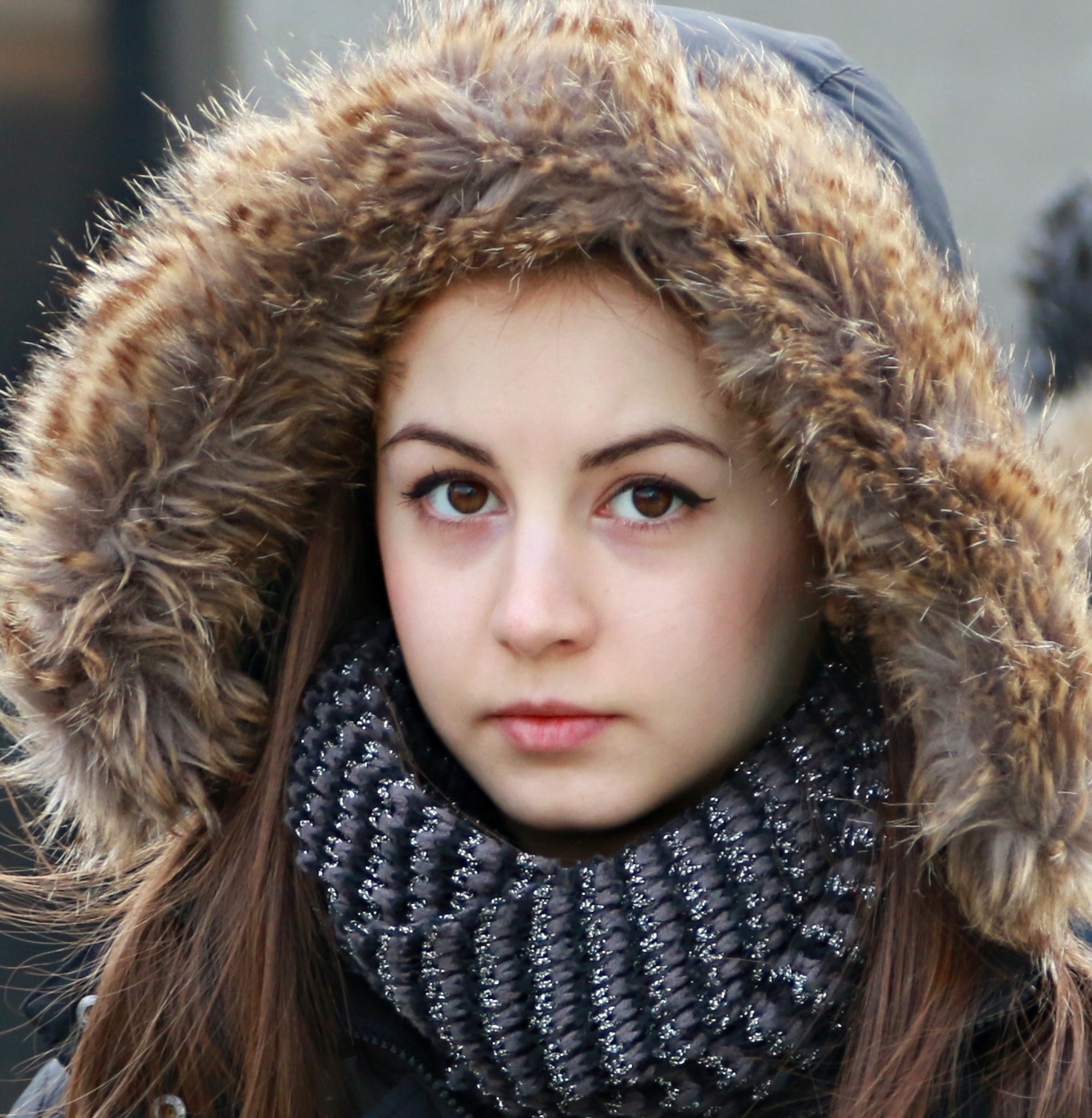 Портрет прохожей